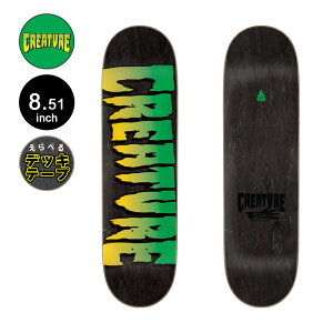 �N���[�`���[ CREATURE�X�P�{�[ �f�b�L 8.51 LOGO STUMPS ASSORTED DECK �X�P�[�g�{�[�h �X�g���[�g sk8 skateboard �y2602�z