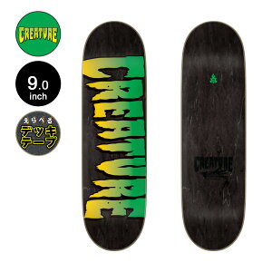 �N���[�`���[ CREATURE�X�P�{�[ �f�b�L 9.0 LOGO STUMPS ASSORTED DECK �X�P�[�g�{�[�h �X�g���[�g sk8 skateboard �y2602�z