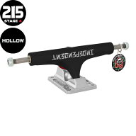 インディペンデント INDEPENDENT215 HOLLOW DRESSEN BLACK/SILVER STANDARD TRUCKS(STAGE4)トラック スタ…