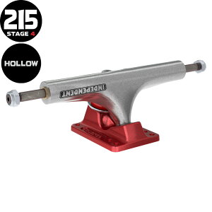 �C���f�B�y���f���g INDEPENDENT215 HOLLOW BAR LOGO SILVER ANO RED STANDARD TRUCKS(STAGE4)�g���b�N �X�^���_�[�h �C���f�B�[ �X�P�[�g�{�[�h �X�P�{�[ sk8 skateboard 1�y2606�z