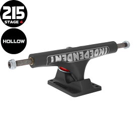 インディペンデント INDEPENDENT215 HOLLOW FULL BAR BLACK STANDARD TRUCKS(STAGE4)トラック スタンダード インディー スケートボード スケボー sk8 skateboard 1個【2608】