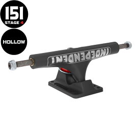 インディペンデント INDEPENDENT151 HOLLOW FULL BAR BLACK STANDARD TRUCKS(STAGE4)トラック スタンダード インディー スケートボード スケボー sk8 skateboard 1個【2608】