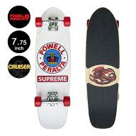 パウエル・ペラルタ POWELL PERALTA7.75in x 27.20in SIDEWALK SURFER SUPREME CRUISER COMPLETE WHITEコ…