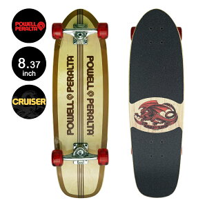 pEGEy^ POWELL PERALTA8.37in x 28.20in SIDEWALK SURFER NATURAL QUAD STRINGER CRUISER COMPLETERv[gN[U[(gi) TChEH[NET[t@[ ʋ ʊw XP[g{[h XP{[ ska