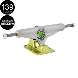 INDEPENDENT インディペンデント139 FORGED HOLLOW HAWK TRANSMISSION SILVER GREEN TRUCKS（Stage11）トラック フォージド ホロー トニー・ホーク スケートボード スケボー sk8 skateboard1個