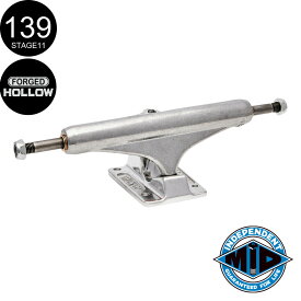 【セール】インディペンデント INDEPENDENT139 FORGED HOLLOW MID TRUCKS（Stage11）トラック シルバー フォージド・ホロー ミッド 軽量 スケートボード スケボー sk8 skateboard1個