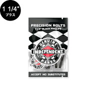 インディペンデント INDEPENDENTGENUINE PARTS 1.25" PHILLIPS HARDWARE PK/8 BLACKプラスビス ブラック …