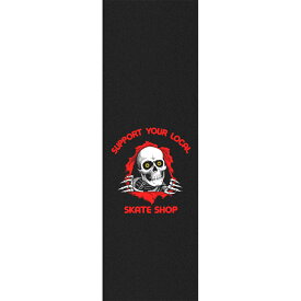 POWELL PERALTA パウエル・ペラルタ10.5in x 33in SUPPORT YOUR LOCAL SKATE SHOP GRIP TAPE SHEETグリップテープ デッキテープ ボーンズ スケートボード スケボー sk8 skateboard【2207】