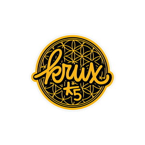 �N���b�N�X KRUX2.8in x 4in K5 SACRED GEOMETRY STICKER�X�e�b�J�[ �f�J�[�� �V�[�� �X�P�[�g�{�[�h �X�P�{�[ sk8 skateboard