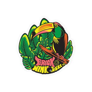 �I�[�W�F�C�E�B�[�� OJ WHEELS2.8in x 2.9in WINKOWSKI TROPICS STICKER�X�e�b�J�[ �f�J�[�� �V�[�� �X�P�[�g�{�[�h �X�P�{�[ sk8 skateboard