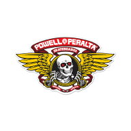 パウエル・ペラルタ POWELL PERALTA5inch WINGED RIPPER DIE-CUT STICKER REDステッカー デカール リッパ…