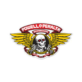 POWELL PERALTA パウエル・ペラルタ5inch WINGED RIPPER DIE-CUT STICKER REDステッカー デカール リッパー ボーンズ オールドスクール シール スケートボード スケボー sk8 skateboard