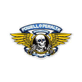 POWELL PERALTA パウエル・ペラルタ5inch WINGED RIPPER DIE-CUT STICKER BLUEステッカー デカール リッパー ボーンズ オールドスクール シール スケートボード スケボー sk8 skateboard