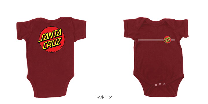 楽天市場 Santa Cruz サンタクルーズclassic Dot One Piece S S Infant Babyロンパース ワンピース ワンジー ブラック 赤ちゃん ベビーサイズ プレゼント ギフト 贈り物 出産祝い 誕生日 スケートボード スケボー Sk8 Skateboard 21sm Cp American Street Style