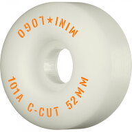 ミニロゴ MINI LOGOWHEEL C-CUT"2" 52mm 101A WHITE(4pacK)ハードウィール(4個セット)ホワイト スケート…
