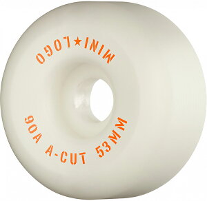 ~jS MINI LOGOWHEEL A-CUT "2" 53mm 90A WHITE(4pacK)\tgEB[(4Zbg)zCg N[WO N[U[ XP[g{[h XP{[ sk8 skateboard ^C [[ ԗ Â  \E^