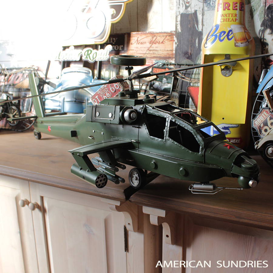 ブリキのおもちゃ 置物 アメリカン雑貨 雑貨 ヴィンテージ オブジェ インテリア小物 レトロ アンティーク 飛行機 戦闘機 ミリタリー | アメリカン　 サンドリーズ