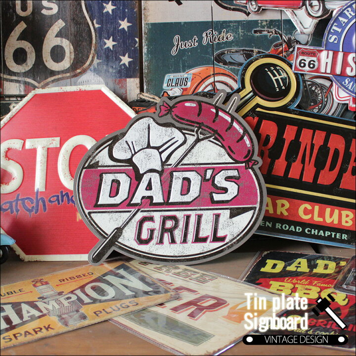 楽天市場 アメリカン雑貨 アメリカ雑貨 サインプレート サインボード メタルプレート ブリキ ガレージ ポスター 看板 おしゃれ カフェ バー 店舗 インテリア アメリカン サンドリーズ