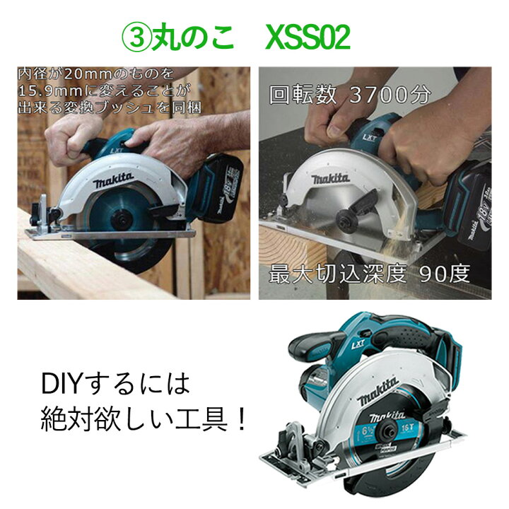 楽天市場】マキタ 18V インパクト ドライバー 丸のこ レシプロソー 