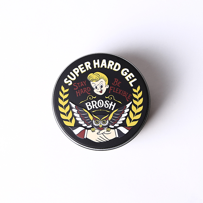 BROSH ブロッシュ / 「BROSH SUPER HARD GEL」 スーパーハードジェル / ジェル / ポマード / 整髪剤 / バーバー |  AMERICAN WANNABE