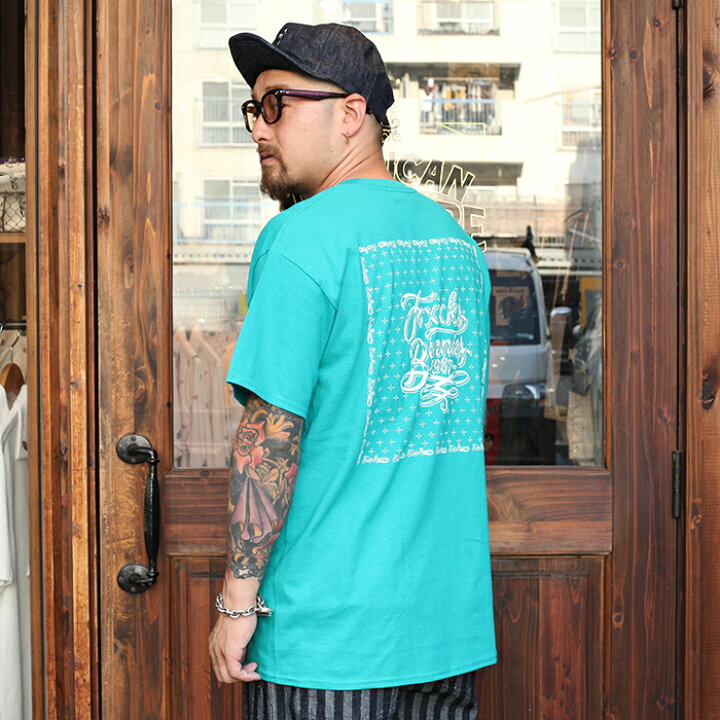 楽天市場 American Wannabe アメリカンワナビー Bunnies Bandana Tee バンダナtee Men S メンズ Tシャツ クルーネック ポケット 半袖 総柄 スーサイダル クロス 西海岸 カジュアル ストリート アメカジ 限定 American Wannabe