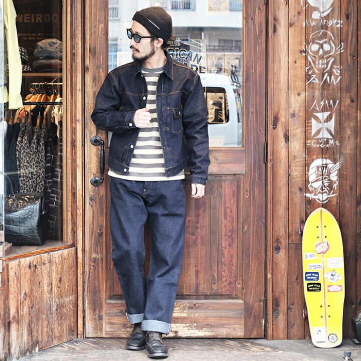 楽天市場 Trophy Clothing トロフィークロージング Authentic Denim Jacket オーセンティックデニムgジャン Men S メンズ デニム ジャケット セットアップ ワーク カジュアル アメカジ American Wannabe