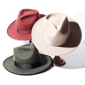 THE H.W. DOG & CO × AMERICAN WANNABE ドッグアンドコー × アメリカンワナビー / 「LIMITED ANTELOPE HAT」 アンテロープハット / MEN'S メンズ / 帽子 / ウール / 本革 / フォーマル / カジュアル / アメカジ / 限定