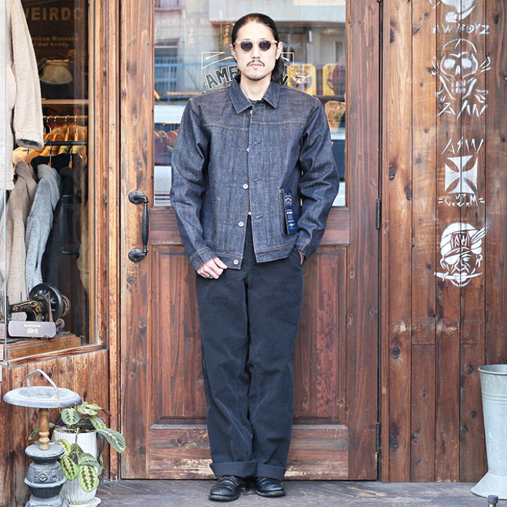 楽天市場 Trophy Clothing トロフィークロージング 2605 15th Dirt Denim Jacket 15thアニバーサリーダードデニムジャケット Men S メンズ デニム ジャケット Gジャン セットアップ ワーク カジュアル アメカジ American Wannabe