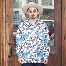 The Stylist Japan ザスタイリストジャパン / 「LONG SLEEVE ALOHA SHIRTS」ロングスリーブアロハシャツ / MEN'S メンズ / シャツ / 長袖 / 総柄 / アロハ / オープンカラー / カジュアル / アメカジ