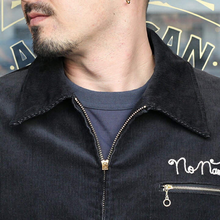 楽天市場】NORTH NO NAME ノースノーネーム / 「CORDUROY JKT / BLACK 