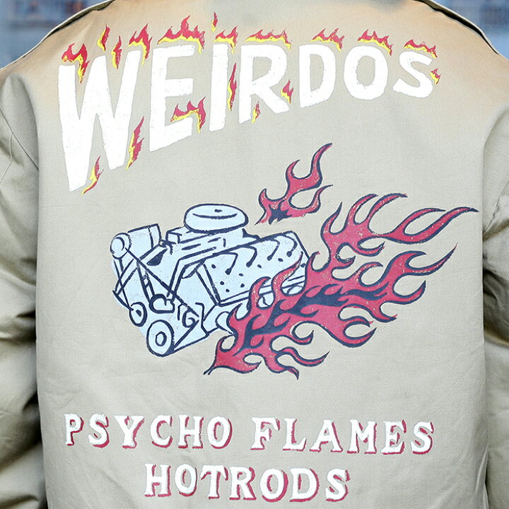 楽天市場】WEIRDO ウィアード / 「PSYCHO FLAMES - UTILITY JACKET 