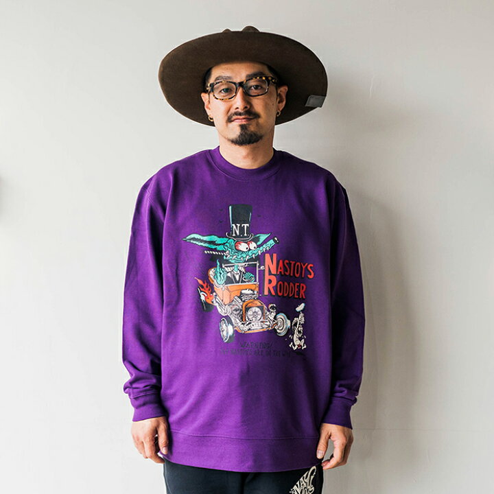 楽天市場】NASTOYS ナストイズ / 「NASTOYS RODDER Crew Sweat 