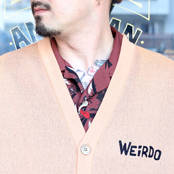 楽天市場】WEIRDO ウィアード / 「VOODOO HEAD - CARDIGAN / PINK 