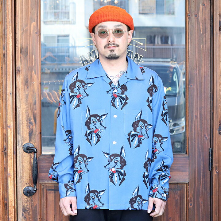 楽天市場】WEIRDO ウィアード / 「BIG BAD WOLF - L/S SHIRTS / BLUE 