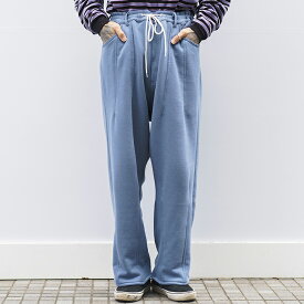 NASTOYS ナストイズ / 「Over Sweat Pants / BLUE」スウエットパンツ / MEN'S メンズ / セットアップ / ストレートシルエット / ワイド / スウエット / 裏毛 / 無地 / カジュアル / アメカジ