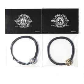 BLACK BOOTS × AMERICAN WANNABE /「 "CIRCLE TRADE MARK” HAIR BAND」 トレードマークヘアゴム / ヘアゴム / ブレスレット / トレードマーク / ロゴ / ボタン / アクセサリー / 小物