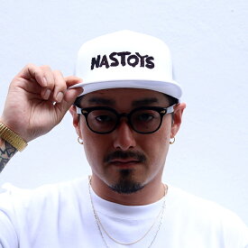 NASTOYS ナストイズ / 「NASTOYS TRUCKER MESH CAP / WHITE」トラッカーメッシュキャップ / MEN'S メンズ / キャップ / メッシュキャップ / トラッカーキャップ / 帽子 / スナップバック / 刺繍 / カジュアル / ストリート / アメカジ / ホワイト