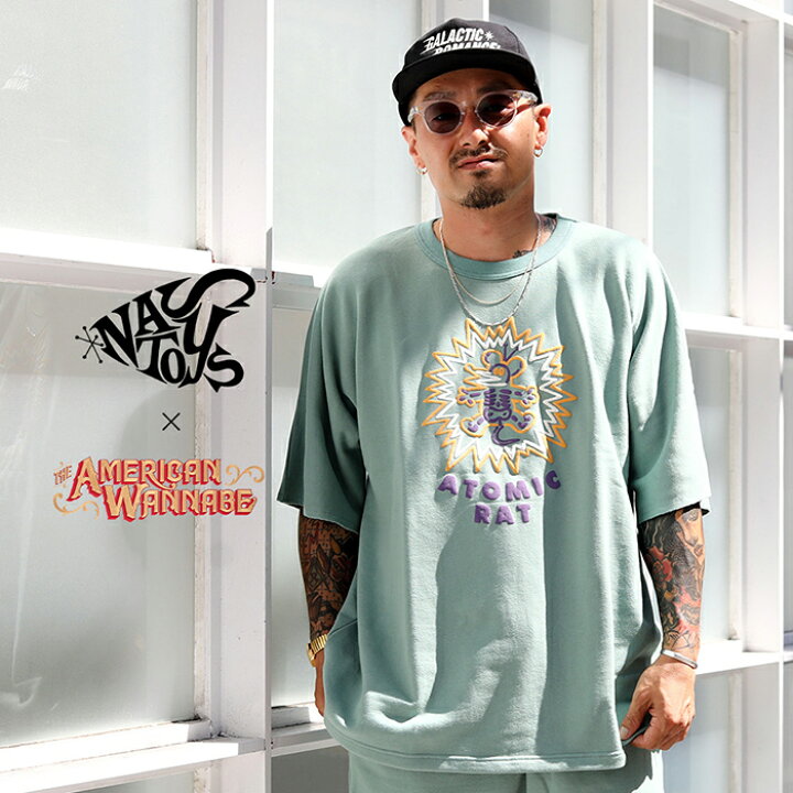 楽天市場】【限定】NASTOYS×AMERICAN WANNABE「OVER SWEAT Limited 