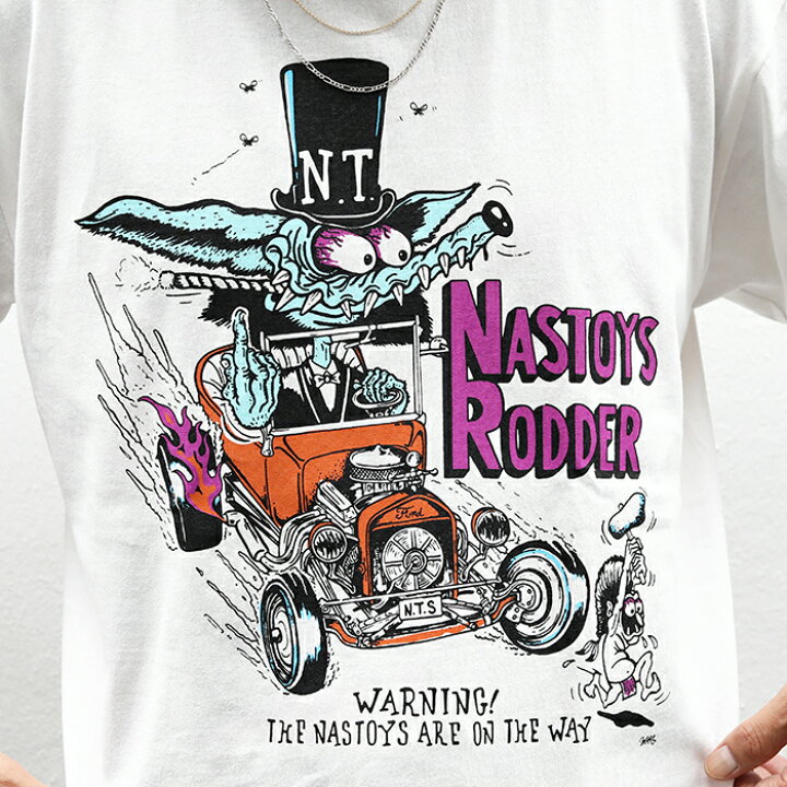 楽天市場】NASTOYS ナストイズ / 「NASTOYS RODDER S/S TEE / WHITE 