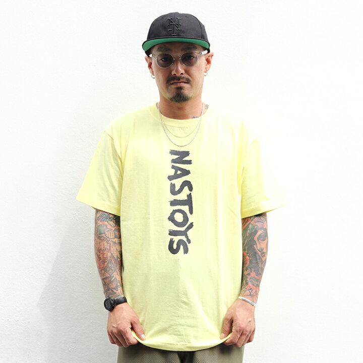 楽天市場】NASTOYS ナストイズ / 「Brush Logo S/S TEE / YELLO 