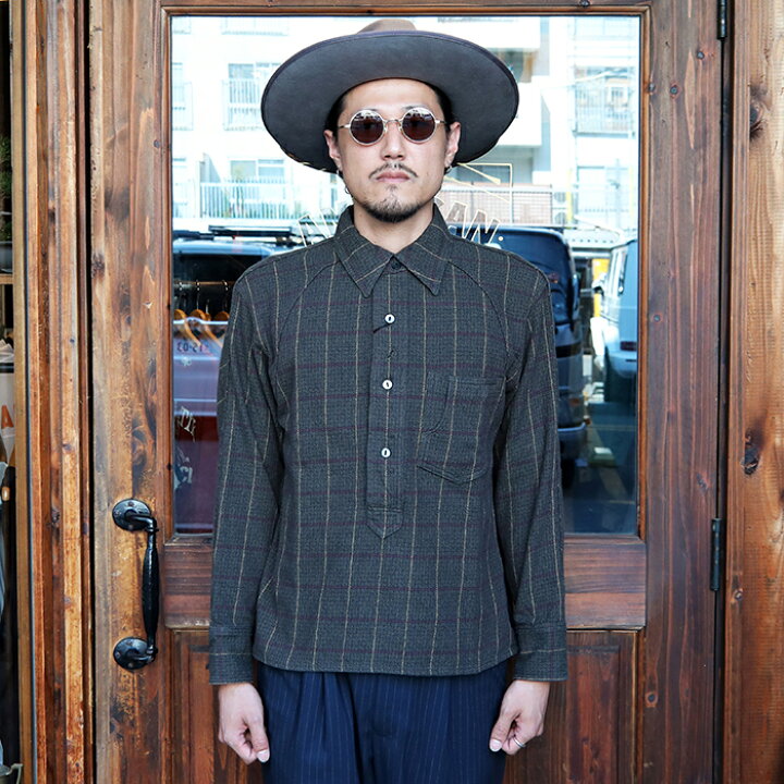 楽天市場】BLACK SIGN ブラックサイン / 「Heather Plat Logger Shirt 
