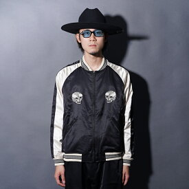 BLACK SIGN ブラックサイン /「Rebel Jacket / Flashy Black」レベルジャケット / BSFJ-25405 / MEN'S メンズ / コート / アウター / ジャケット / スカジャン / ショート丈 / カジュアル / アメカジ
