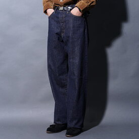 BLACK SIGN ブラックサイン /「14oz BS Denim Pants Wide Straight / Dark Indigo」14オンスワイドストレートBSデニムパンツ / BSSP-22512 / MEN'S メンズ / ズボン / ヴィンテージ / カジュアル / アメカジ