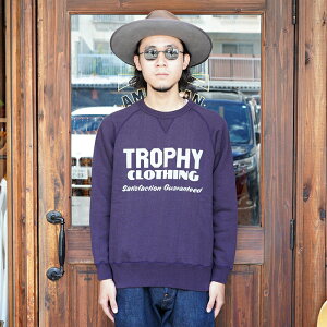 TROPHY CLOTHING gtB[N[WO /uBlock Logo Freedom Sleeve Sweatshirt / Dusky PurplevXEGbgg[i[ / TR24AW-205 / MEN'S Y / XEFbg / g[i[ / N[lbN / vg /  / J