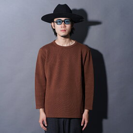 TROPHY CLOTHING トロフィークロージング /「Naval L/S Tee / BROWN」ナバルロングスリーブニット / TR25AW-206 / MEN'S メンズ / Tシャツ / クルーネック / ポケット / ニット / セーター / 長袖 / カジュアル / アメカジ