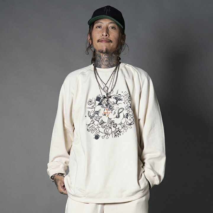楽天市場】NASTOYS ナストイズ / 「LONG SLEEVE OVER SWEAT / IVORY 