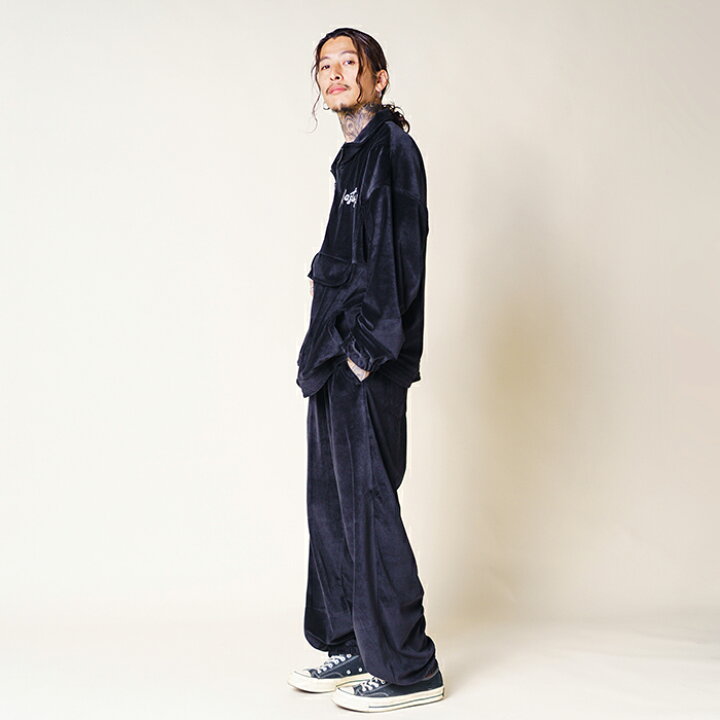楽天市場】NASTOYS ナストイズ / 「Velor Track Jacket / BLACK 