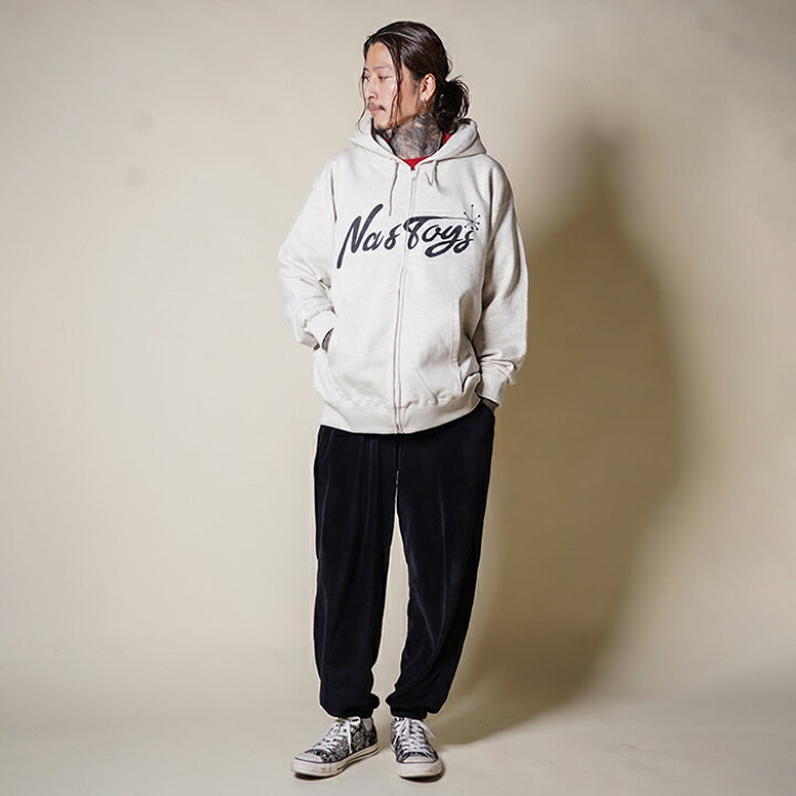 楽天市場】NASTOYS ナストイズ / 「Side Logo Sweat Zip Parka 