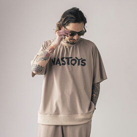 NASTOYS ナストイズ「High Performance Fabric S/S Crew Sweat / BEIGE」ハイパフォーマンスS/Sクルースウェット / NTCO-240101 / MEN'S メンズ / クルーネック / カットソー / Tシャツ / ハーフスリーブ / 半袖 / ラグランスリーブ / セットアップ / アメカジ /