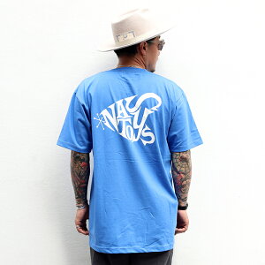 NASTOYS �i�X�g�C�Y / �uMid-Century Logo S/S TEE / BLUE�v�v�����gS/ST�V���c / MEN'S �����Y / T�V���c / �v�����g / �r�b�N�V���G�b�g / �N���[�l�b�N / ���� / �J�W���A�� / �A���J�W / �u���[